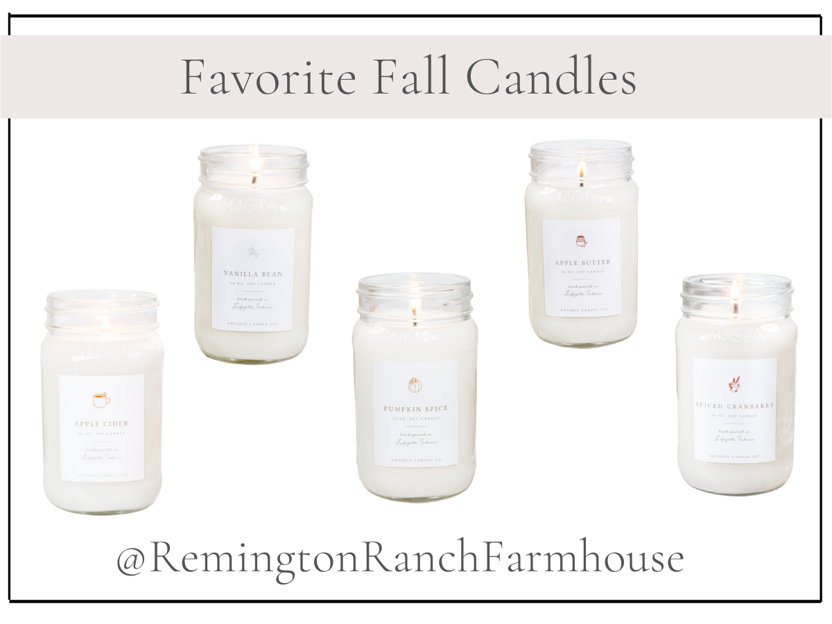 Fall Candle Favorites